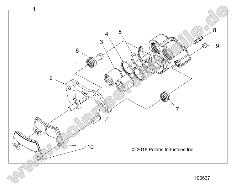 Brakes, Caliper, Front Brakes, Caliper, Front