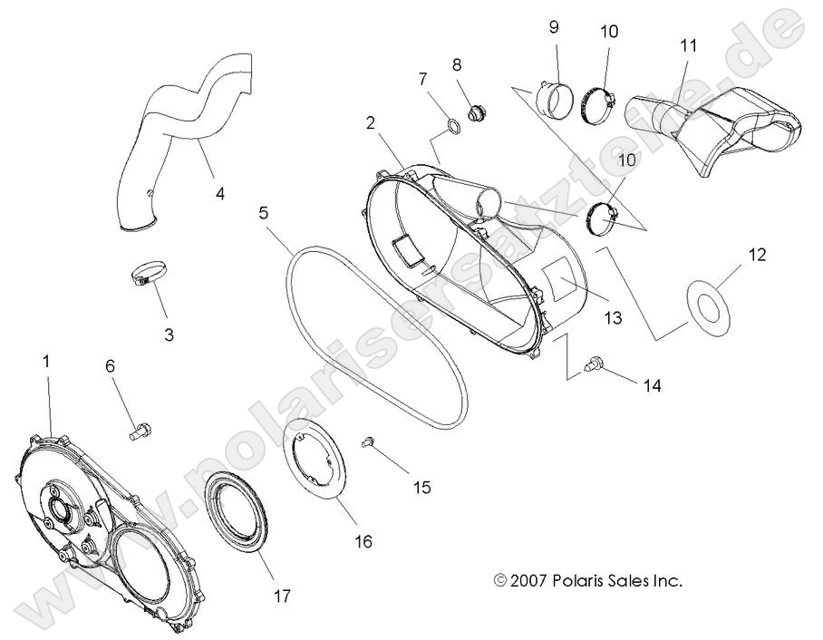 BODY, CLUTCH COVER BODY, CLUTCH COVER