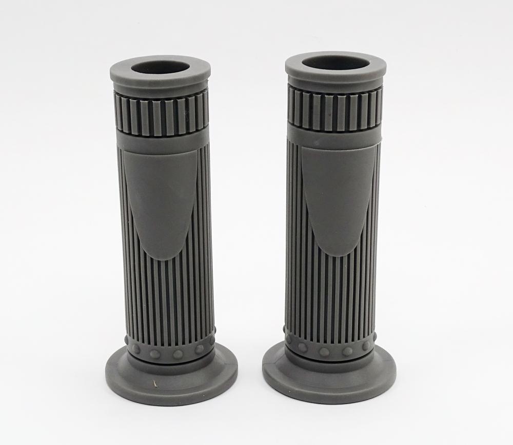 TMP Motorrad modern Urban City Lenkergriffe grau