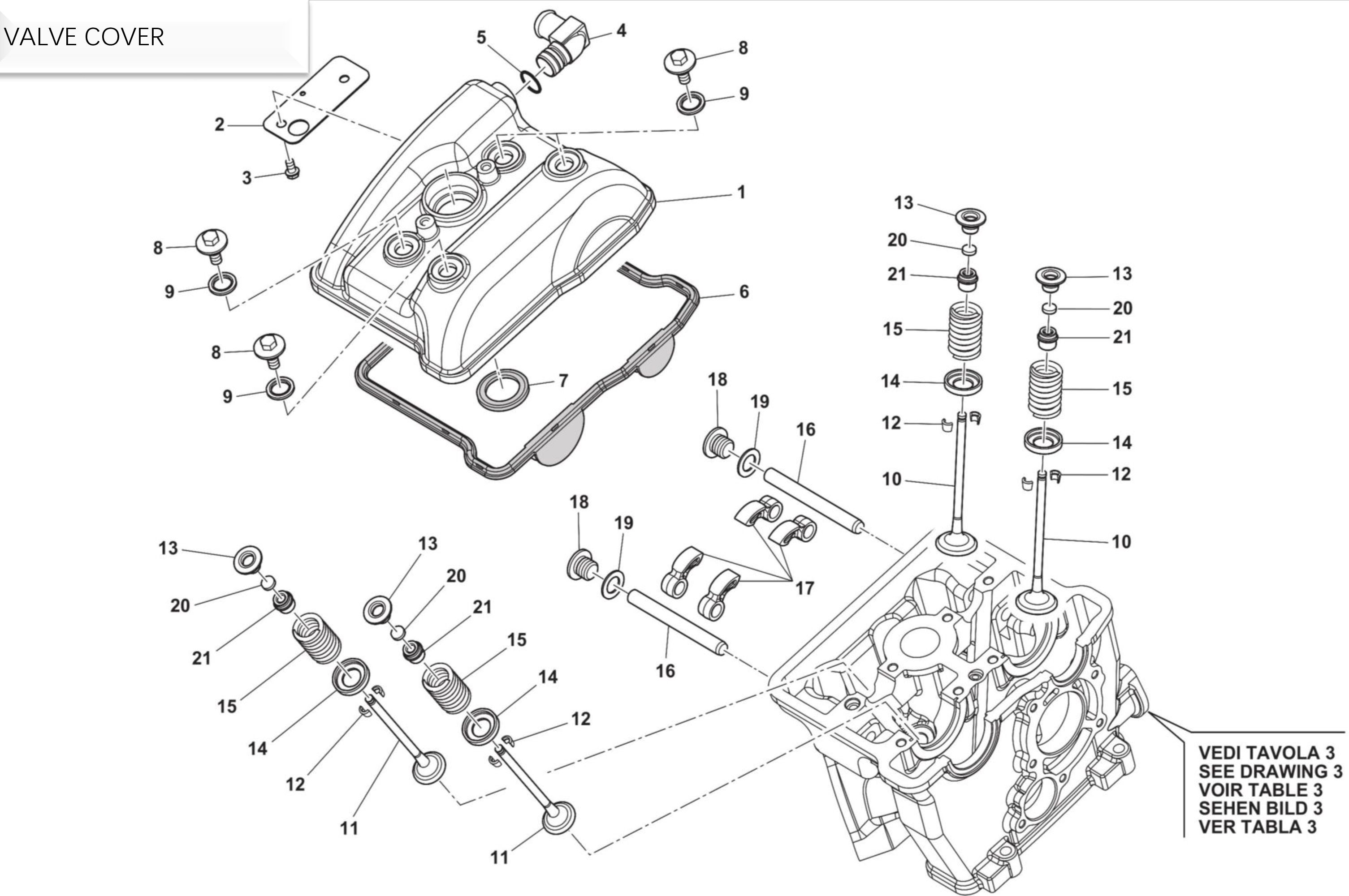 Ventildeckel Ventildeckel