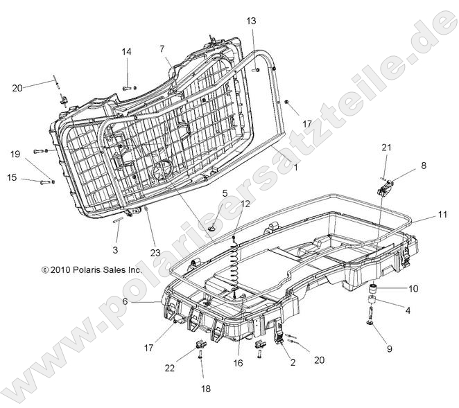 BODY, FRONT CARGO BOX