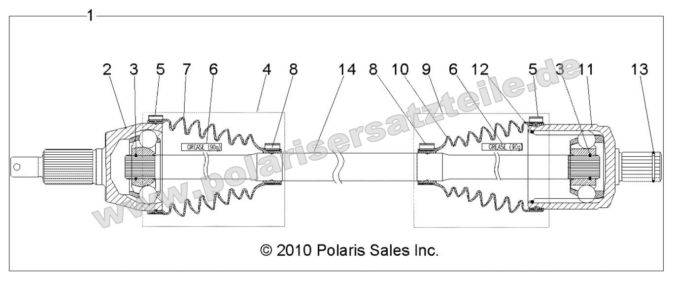 Drive Train, Front Drive Shaft
