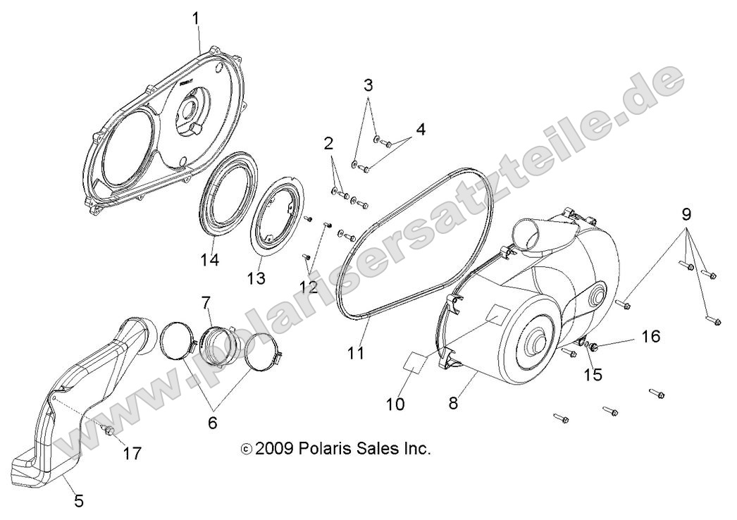 Drive Train, Clutch Cover
