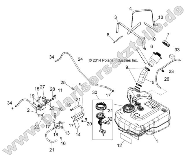 Body, Fuel Tank Asm.