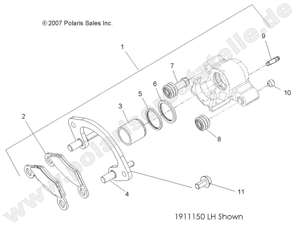 BRAKES, FRONT CALIPER