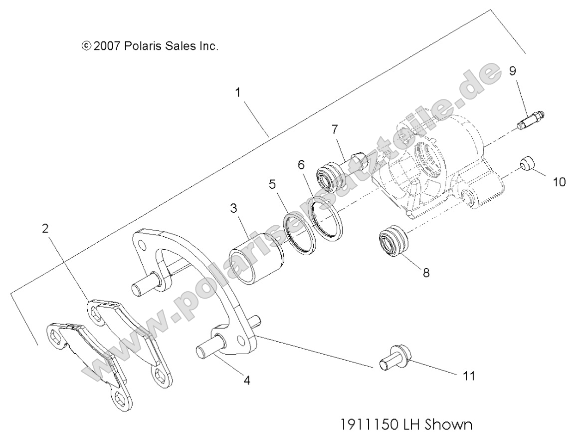 Brakes, Front Caliper Brakes, Front Caliper