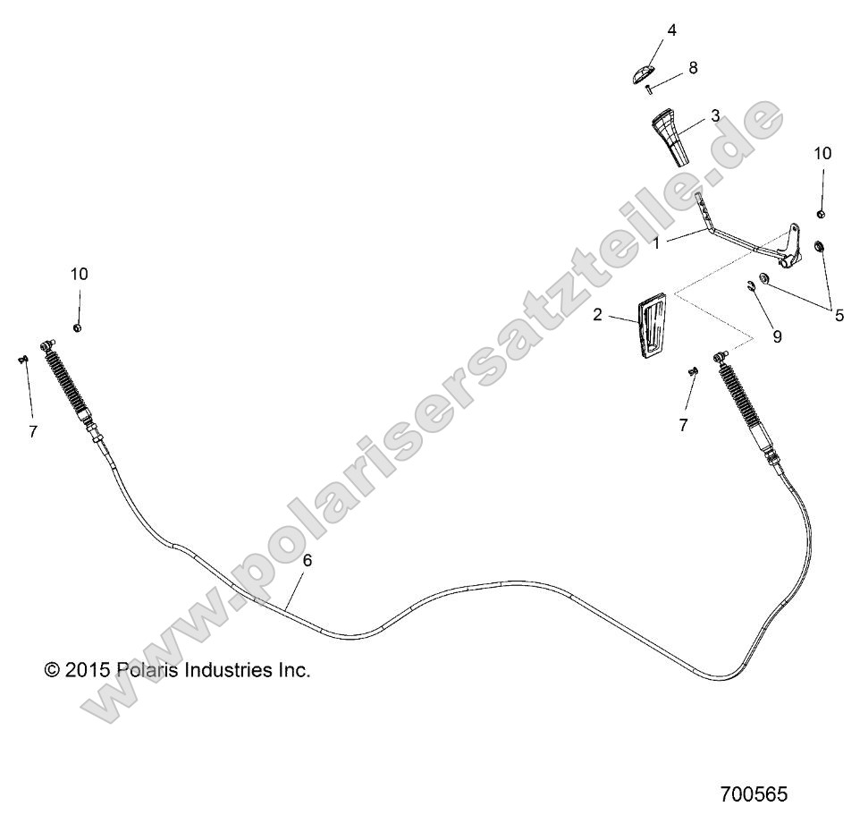 Drive Train, Shift Lever and Cable