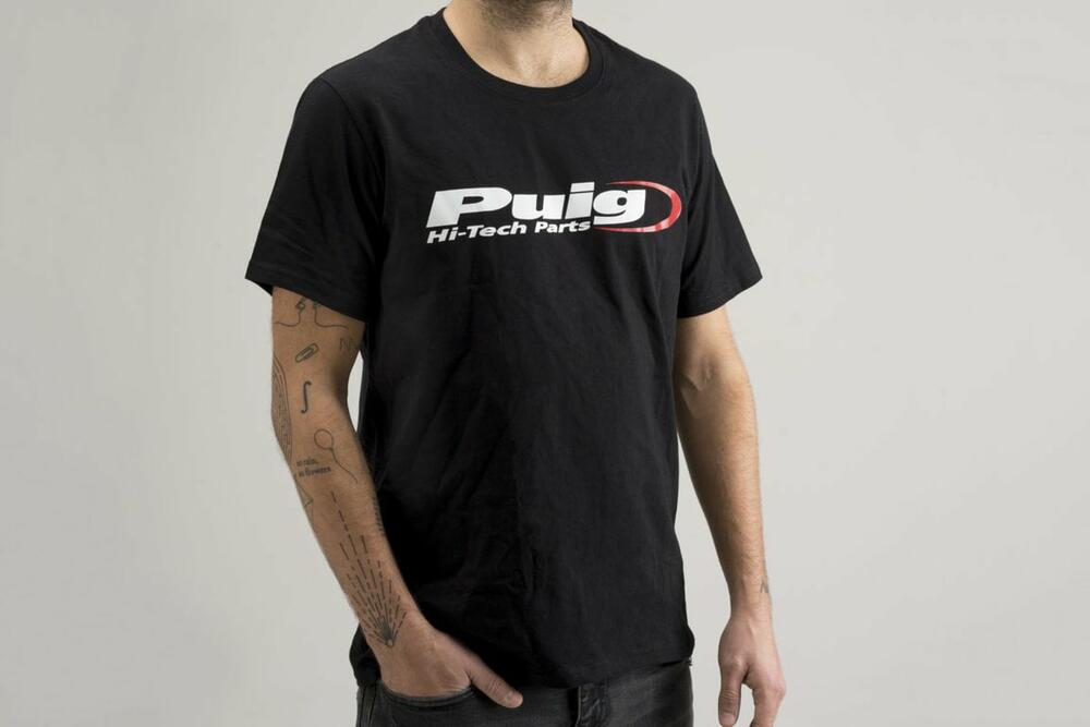 PUIG T-SHIRT PUIG HI-TECH PARTS GRÖBE S SCHWARZ - 4335N