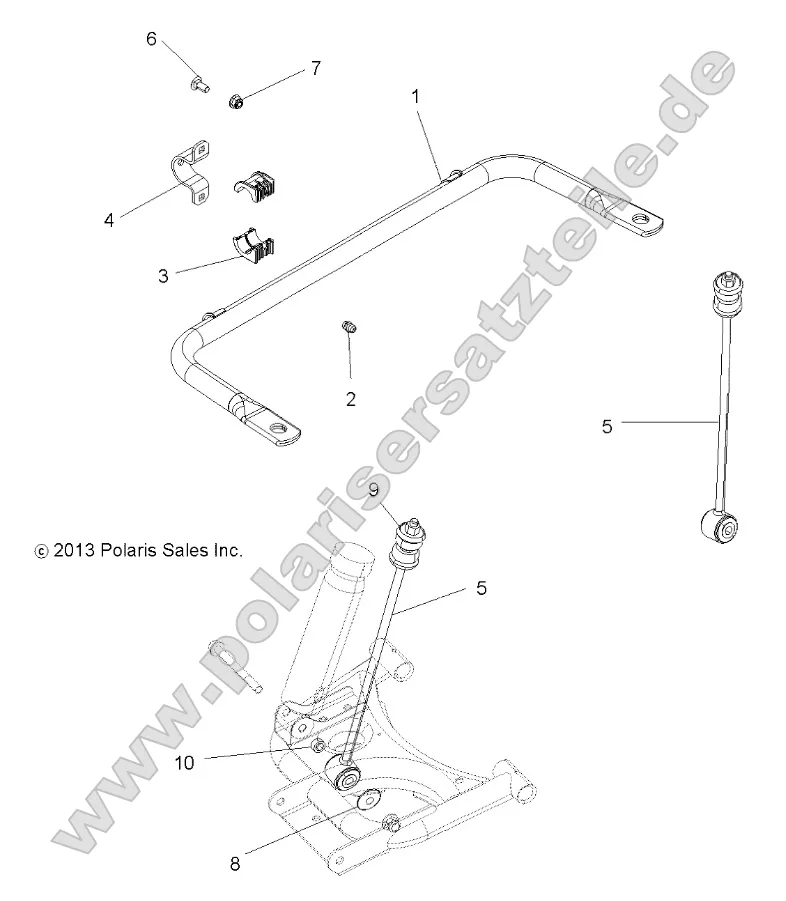 Suspension, Stabilizer Bar, Rear Suspension, Stabilizer Bar, Rear