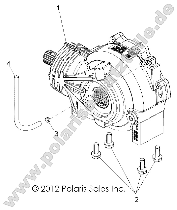 Drive Train, Front Gearcase Drive Train, Front Gearcase