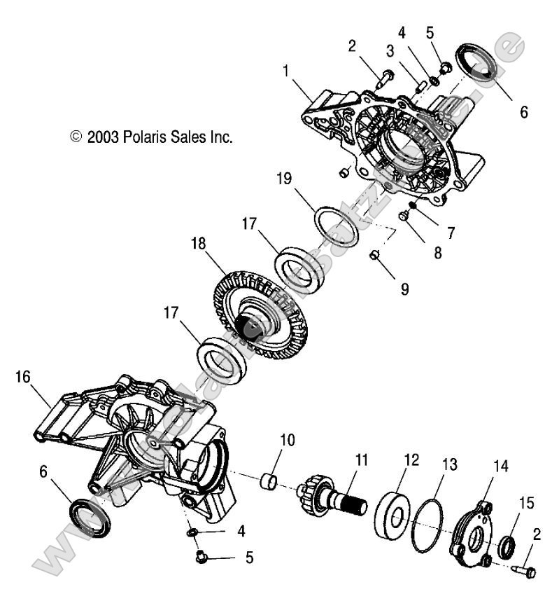 Rear Gearcase Rear Gearcase