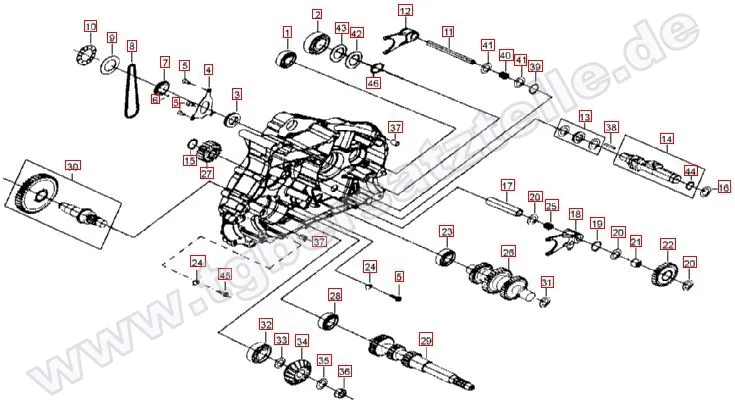 Motorgehäuse links (2)
