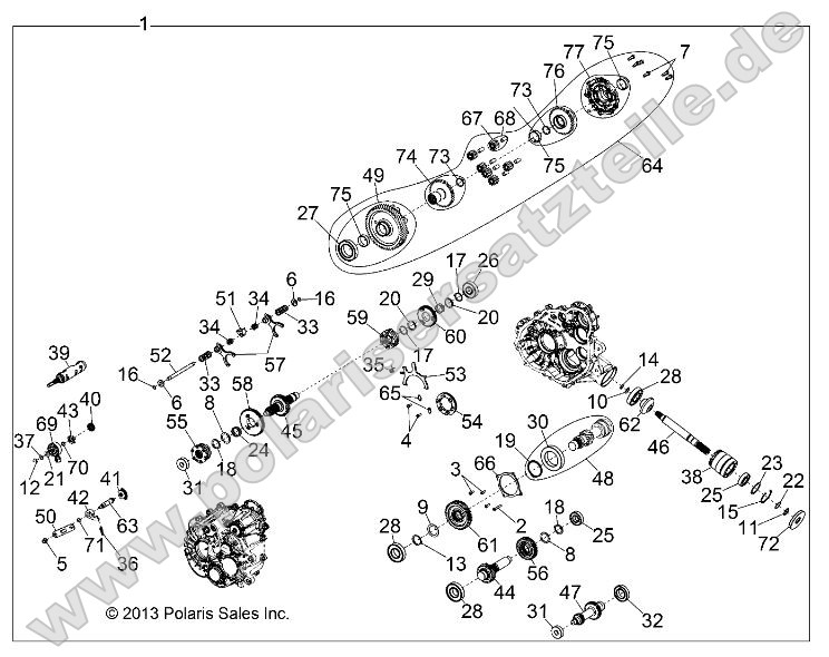 Drive Train, Main Gearcase Internals 1