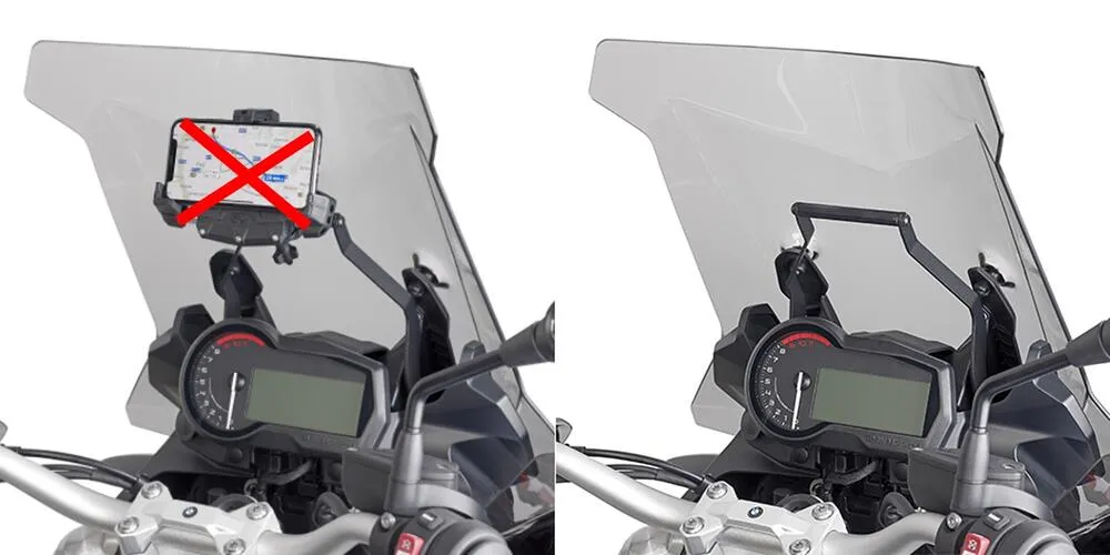 Givi Querstange für Smartphone & Navihalterung am Windschild - BMW F750 GS / F850 GS 2018-20