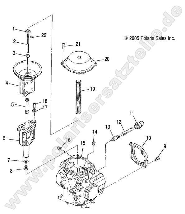 ENGINE, CARBURETOR, UPPER