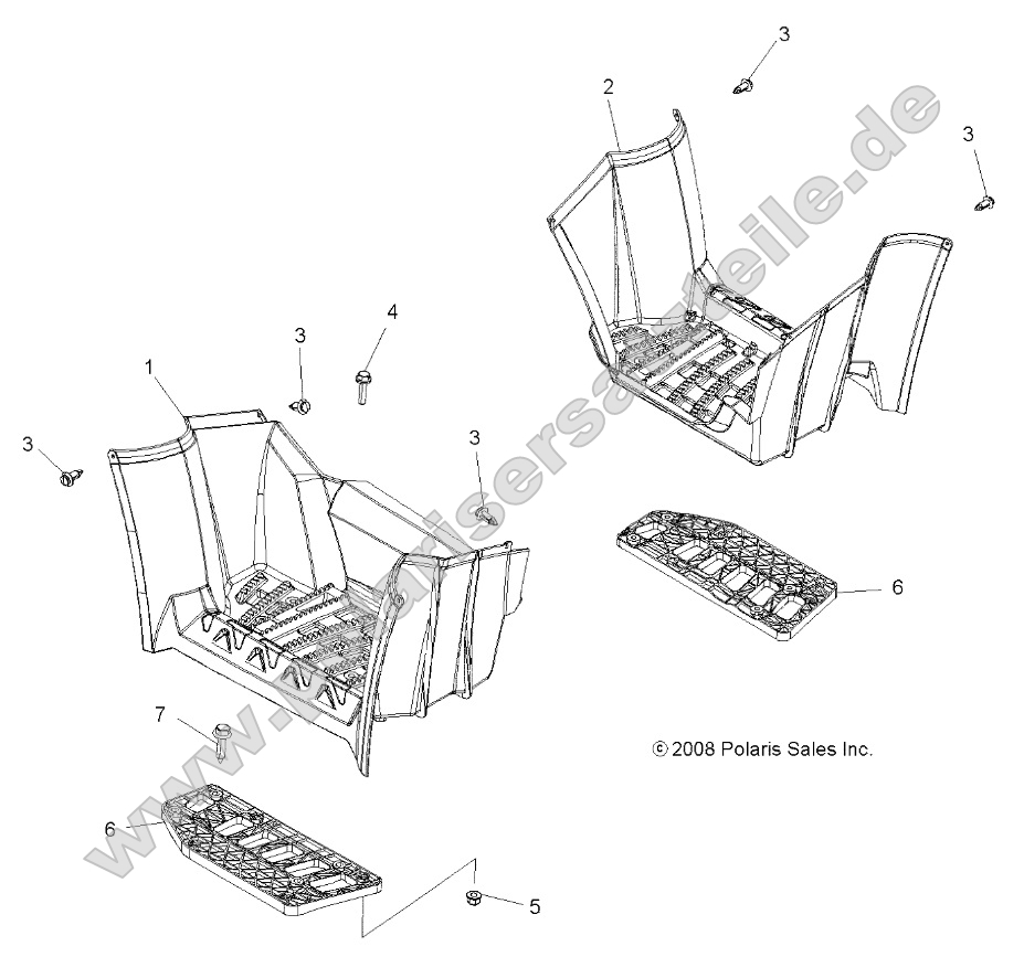 Body, Footwells Body, Footwells