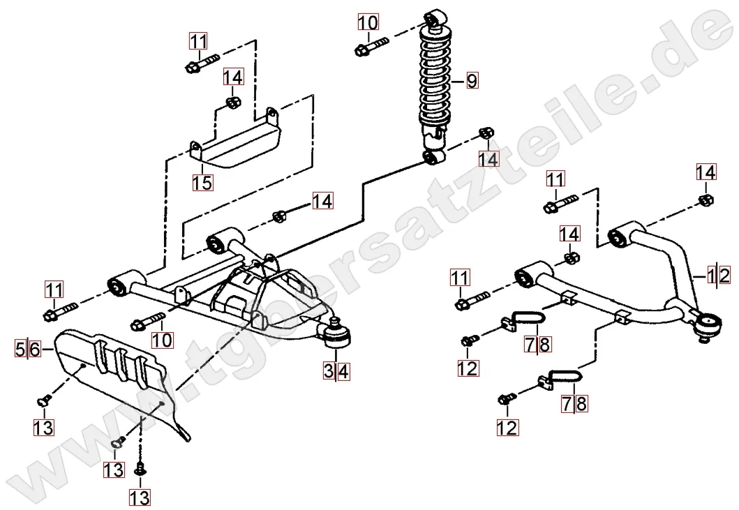 Federbein vorne Federbein vorne
