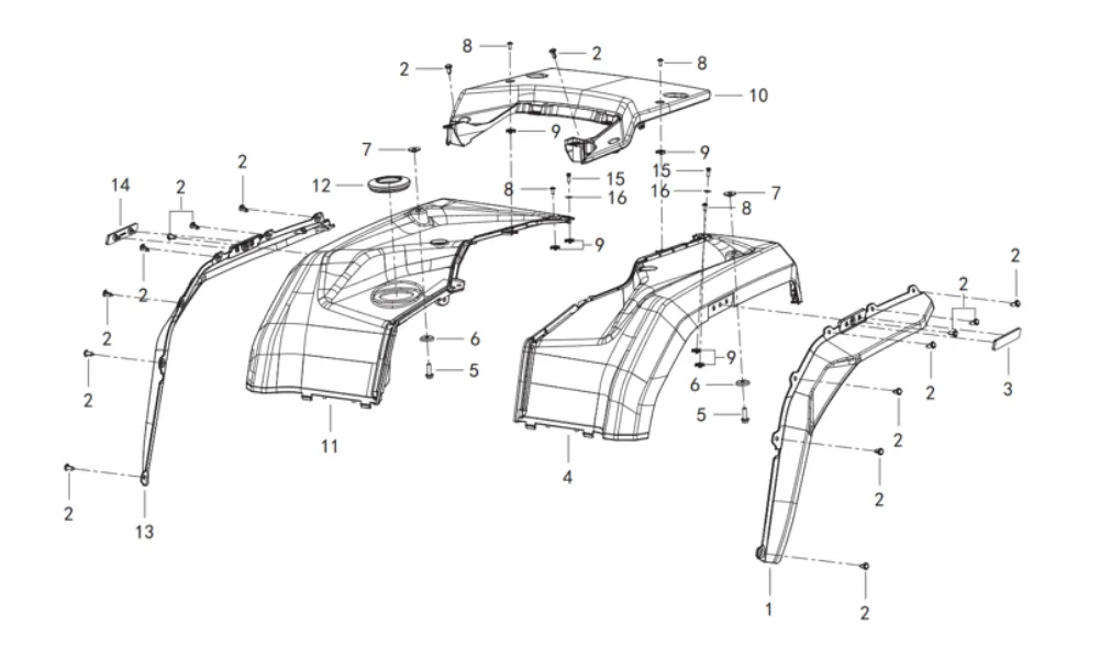 Kotflügel Hinten Kotflügel Hinten