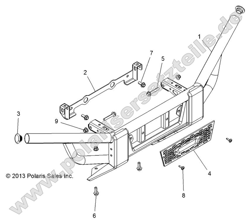 Chassis, Bumper, Front Chassis, Bumper, Front