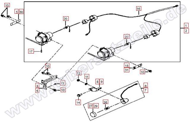 Scheinwerfer-Blinker vorne