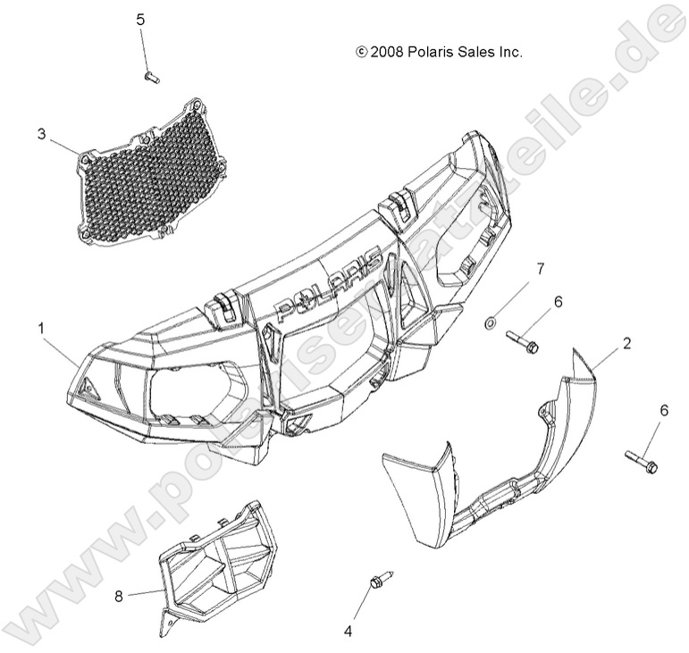 BODY, FRONT BUMPER and MOUNTING