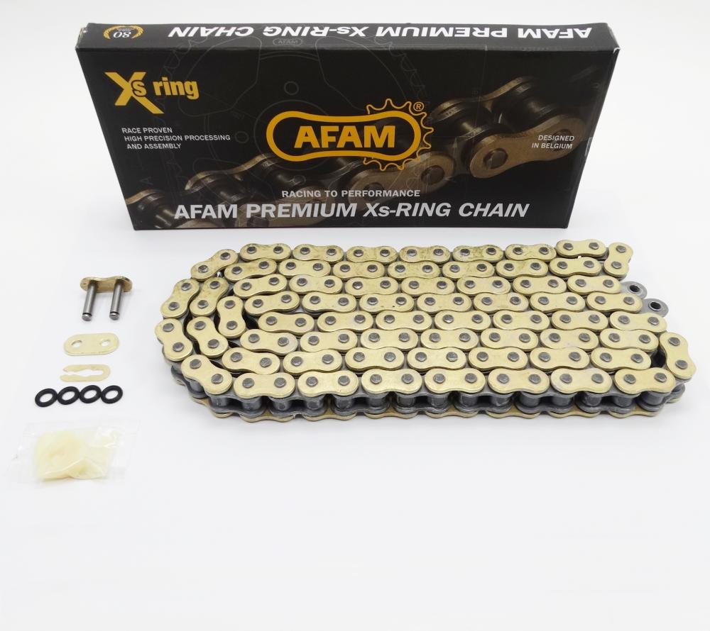 AFAM_Kette_XRR3_G_520_XS_Ring_gold___118_Glieder___Clip_Schloss___Enduro_7021_1 AFAM Kette XRR3-G 520 XS-Ring gold - 118 Glieder - Clip Schloß - Enduro
