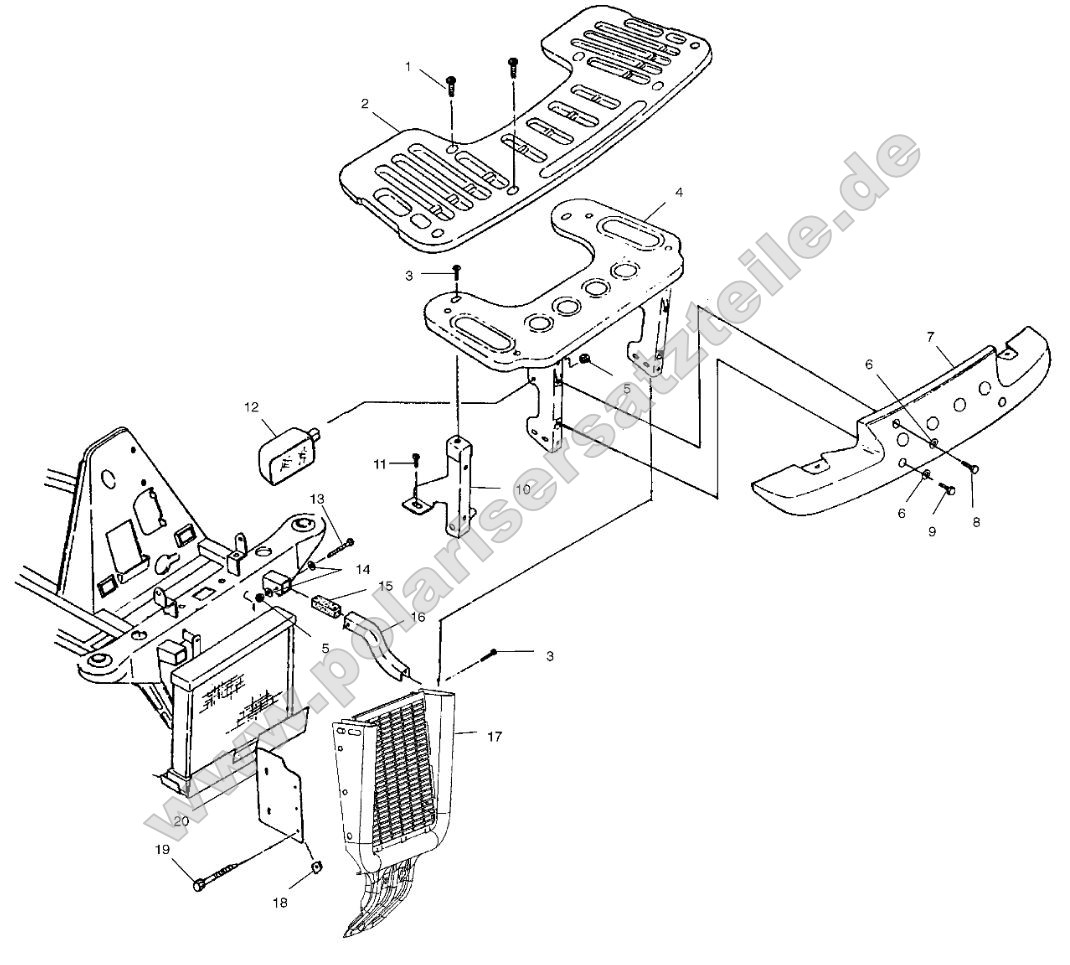 Front Rack and Bumper Mounting Front Rack and Bumper Mounting