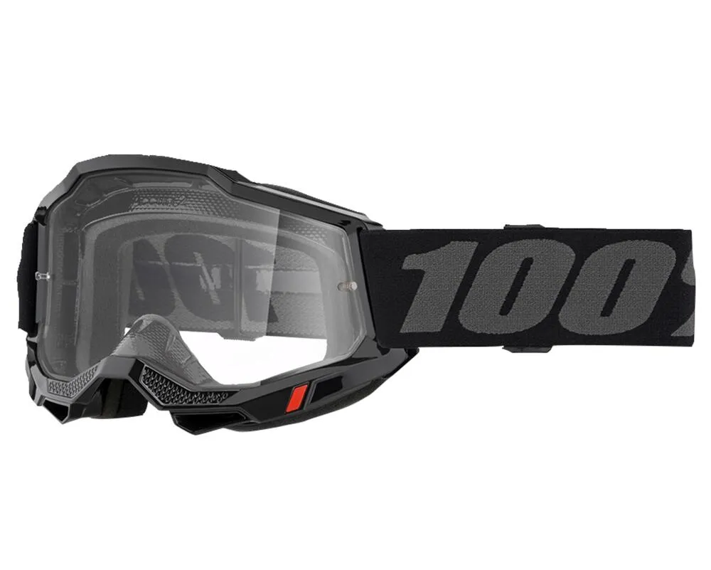 100% Crossbrille Accuri 2 - Black schwarz - klares Glas
