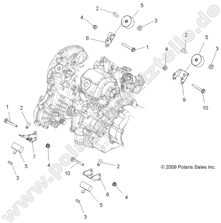 ENGINE, MOUNTING ENGINE, MOUNTING