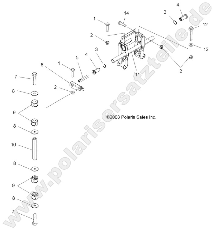 SUSPENSION, TORSION BAR SUSPENSION, TORSION BAR