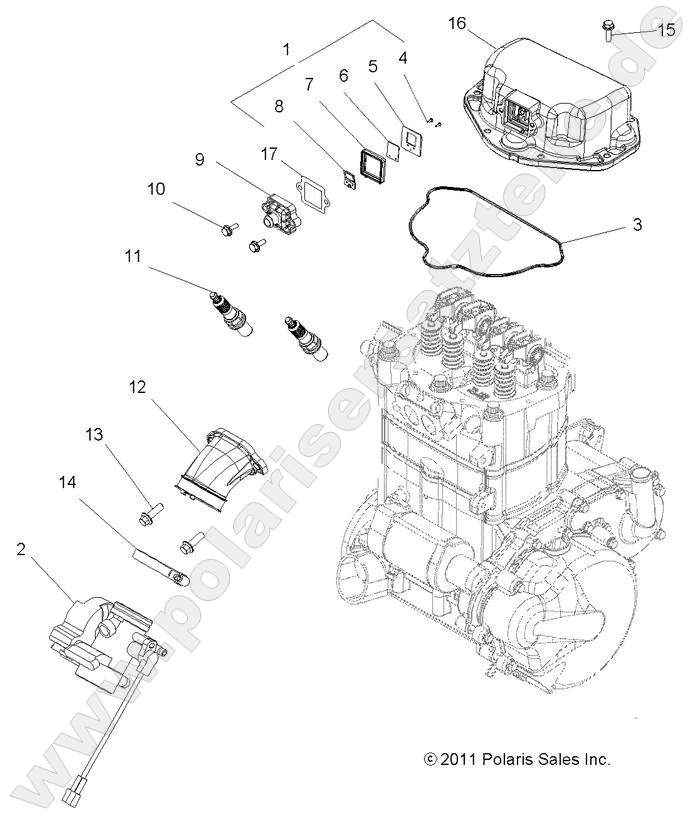ENGINE, THROTTLE BODY MOUNTING