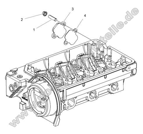 Engine, Fuel Pump Fitting Cover Engine, Fuel Pump Fitting Cover