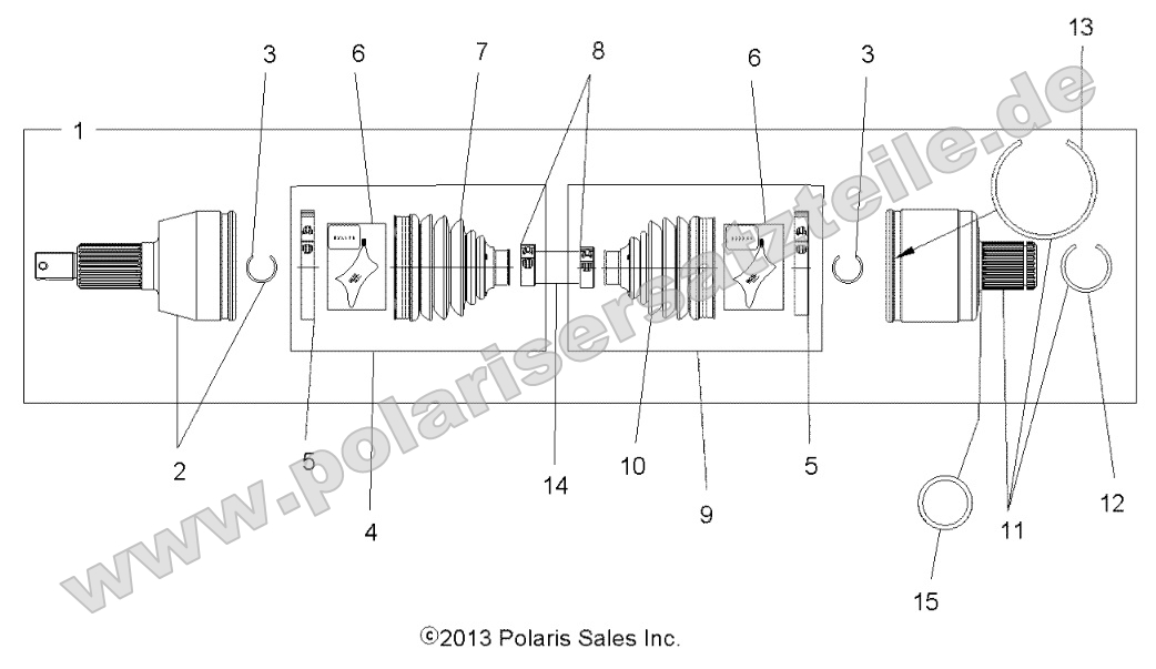 Drive Train, Drive Shaft, Rear