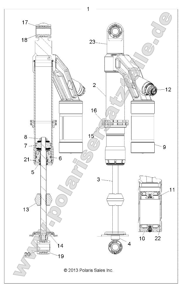Suspension, Shock, Rear Suspension, Shock, Rear