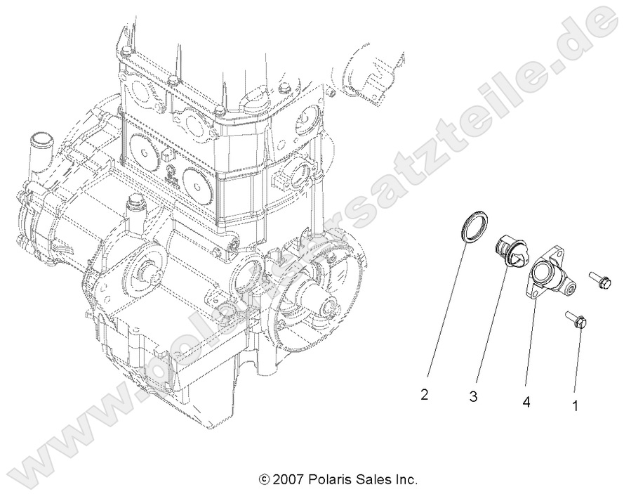 ENGINE, COOLING SYSTEM THERMOSTAT