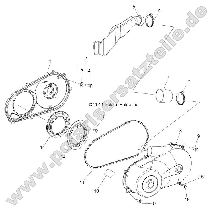 Drive Train, Clutch Cover