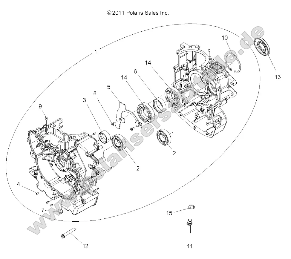 Engine, Crankcase Engine, Crankcase