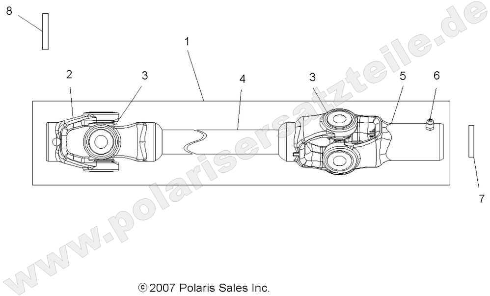 DRIVE TRAIN, FRONT PROP SHAFT