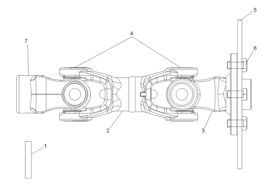 DRIVE TRAIN, REAR PROP SHAFT