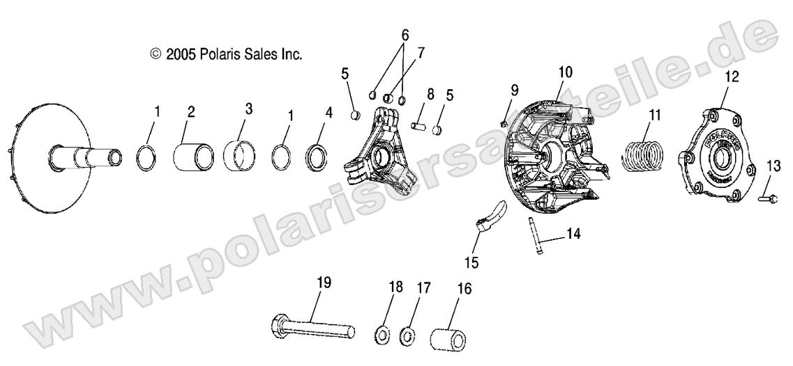DRIVE CLUTCH and MOUNTING DRIVE CLUTCH and MOUNTING