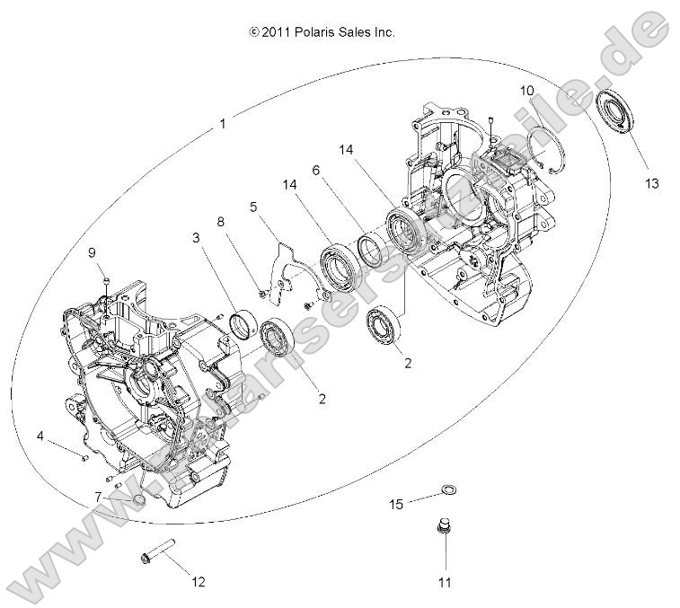Engine, Crankcase Engine, Crankcase