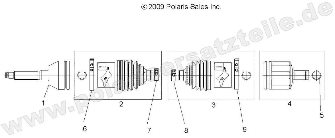 DRIVE TRAIN, FRONT DRIVE SHAFT DRIVE TRAIN, FRONT DRIVE SHAFT
