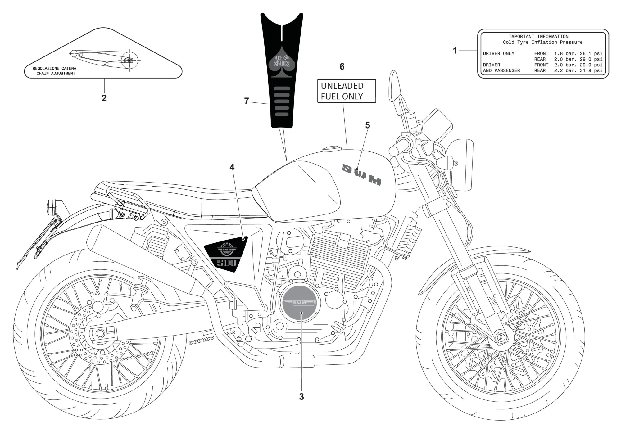 Aufkleber Ace of Spades Aufkleber Ace of Spades