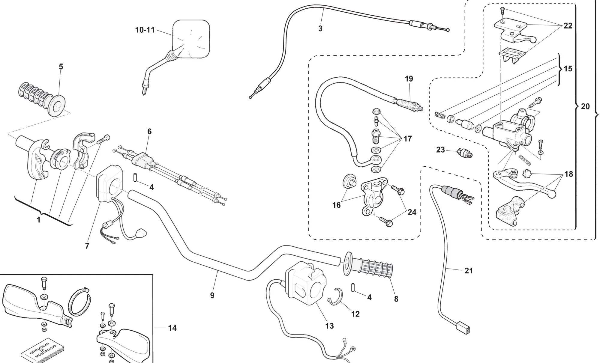 Lenker / Bedienelement Lenker / Bedienelement